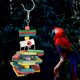 thumbnail image 4 of Juguete De Loro Colgante No Tóxico, Conveniente Juguete De Loro A Prueba De Humedad, Masticar Para Desmontar El Descanso Del Juego ANGGREK Parrot Toy, 4 of 8