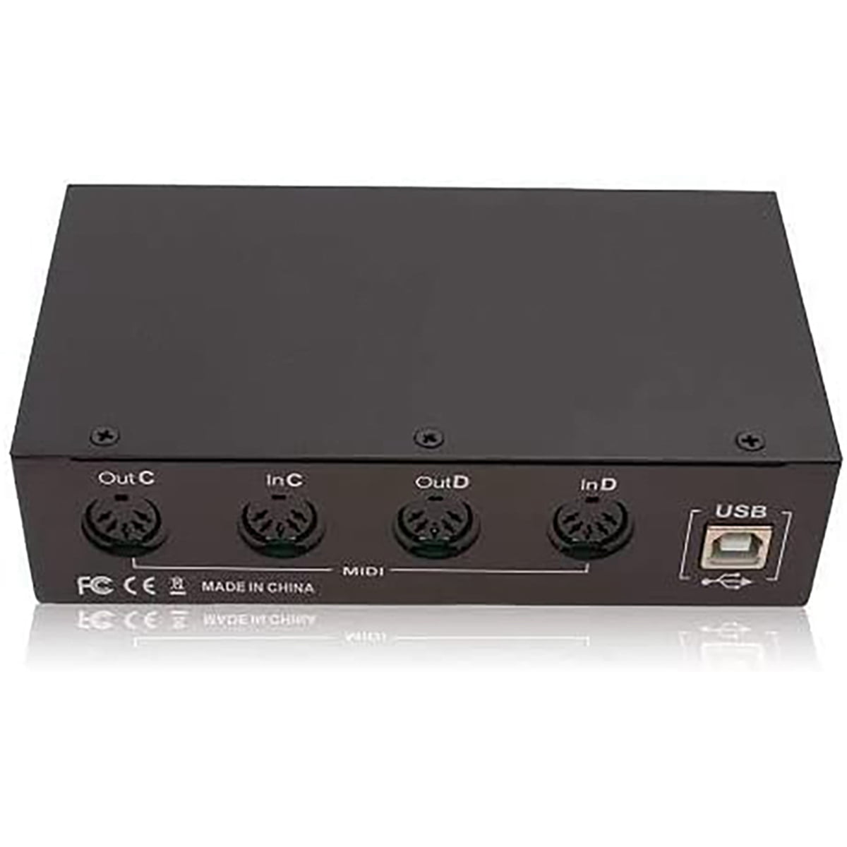 MIDI Box Musical Instruments USB MIDI Interface Thru Box 64 MIDI Channels