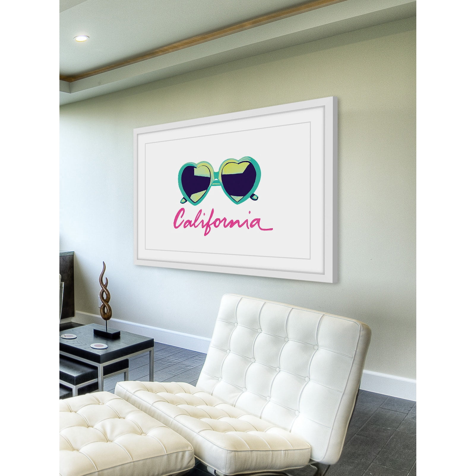 "I Heart California" Framed Painting Print