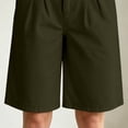 thumbnail image 6 of Women's Bermuda Long Shorts with Pockets, 9" Wide Leg Knee Length Shorts for Women, Walking Casual Workout Bottoms, 6 of 7