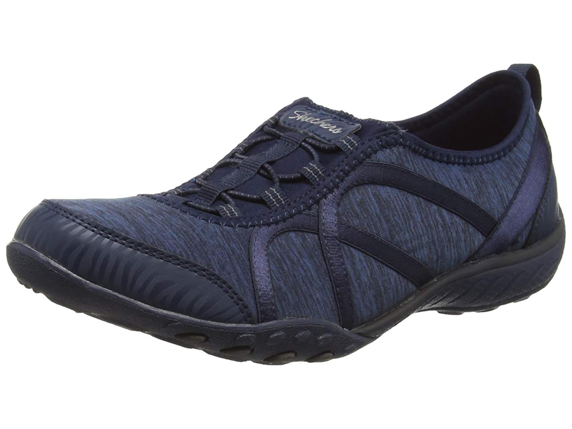 skechers relaxed fit breathe easy fortune-knit women's slip-on shoes