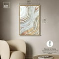 thumbnail image 5 of White Gold Canvas Elegant White and Gold Art by Art Remedy, Gold Frame, 24" x 36", 5 of 7