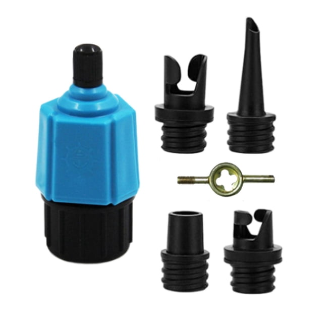 5 uds compresor Paddle Board bomba adaptador inflable Universal Kayak accesorios azul Zulema Adaptador de bomba de boquilla