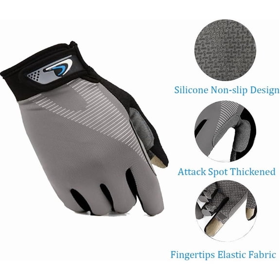 UBSWF-Ultimate Flying disc Gloves Ultimate Grip and Disc Gloves Breathable Non-Slip Sport Cycling Golf Glove, Improve Throws & Catches 1 Pair