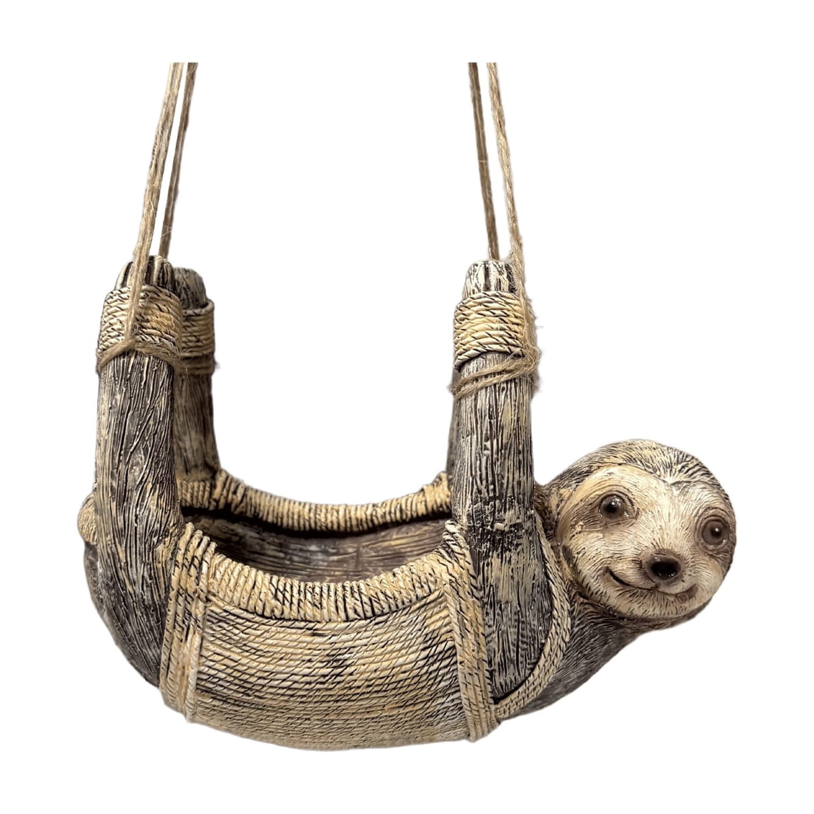 JIhuahe Sloth-Shaped Bird Feeder, Adorable Garden Decoration for Yard & Patio, Hanging Wildlife Ornament, Fun Gift for Nature & Animal Lovers