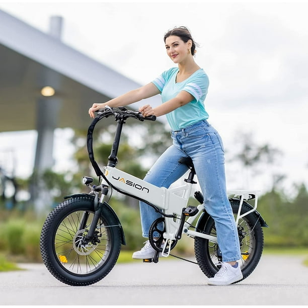Jasion EB7 2.0 Electric Bike for Adults, 500W Motor 20MPH Max Speed