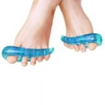 thumbnail image 6 of Clearance! Ankoty Foot Masks 1Pair Yoga Holes Toe Stretchers Pain Relief for Bunion Gel Toe Separator L 1-Light Blue 1Pair Toe Separators, 6 of 6
