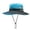 Sky Blue, variant on Women's Ponytail Sun Hat UV Protection Foldable Mesh Wide Brim Beach Fishing Hat