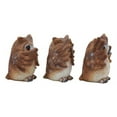 thumbnail image 5 of Ebros See Hear Speak No Evil Wise Owls Decor Set Wisdom Of The Woods Owl Hoot, 5 of 6