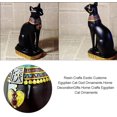 thumbnail image 3 of Joyería de gato egipcio, decoración de estatua de resina exótica de resina de diosa egipcia antigua, adecuada para el hogar, oficina, restaurante, hotel, automóvil, decoración de fiesta, regalo JAMW Sencillez, 3 of 5