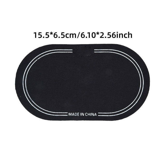 Mosiee 2 Pcs Pédale de Batterie Basse Simple Double Patch Patch Batterie Batterie Patch Batterie Coussin Instruments de Musique Accessoires de Percussion