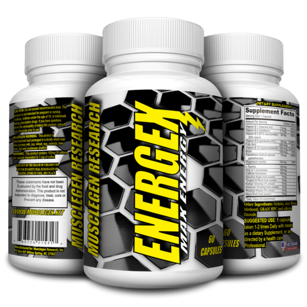 Musclegen Research Energex Capsules, 60 Ct - Walmart.com