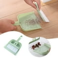 thumbnail image 1 of Plastic Mini Dustpan & Brush Set - Compact, Ergonomic, for Tables/Desks/Keyboards/Cars Cleaning, 1 of 5