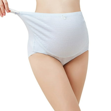 

Women Maternity Panties Belly Support High Waisted Pregnancy Briefs Adjustable Underpants