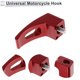 thumbnail image 5 of Gancho Colgante para Motocicleta Ranura Rectangular Soporte para Casco de Motocicleta Equipaje Color Rojo Longitud 61mm, 5 of 7