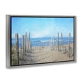 thumbnail image 2 of Stupell Industries Tropical National Seashore Vista Gray Floating Frame Canvas Art, 31 x 21, by Grotto Studios, 2 of 8