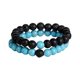 thumbnail image 2 of Xihbxyly Pulsera de Piedra Negra Esmerilada, Elegante Accesorio para Parejas, Joyería Curativa de Los 7 Chakras, Atrae La Energía de La Riqueza, Complemento Versátil, Regalo Perfecto para Tu Pareja,, 2 of 2