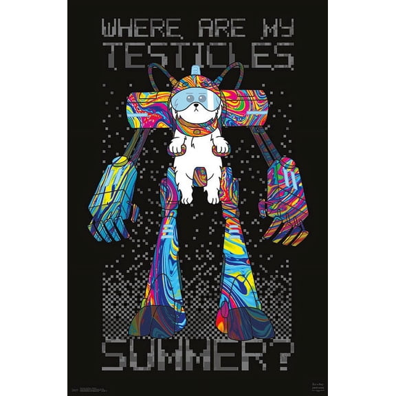 Rick And Morty - Testicles Wall Poster, 22.375" x 34"