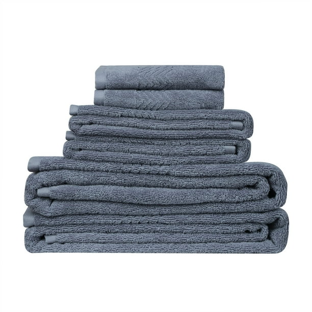 Ultra Soft and Absorbent Washcloths Bath Towels 100 Plush Cotton (6pcs