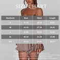 thumbnail image 2 of Women's Sexy Backless Satin Mini Dress Layered Ruffle Hem Tie Back Graduation Dress, 2 of 9