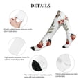 thumbnail image 5 of Honeii Watercolor Ladybug Print Sports Compression Socks,Running Crew Socks,Moisture-Wicking Anti-Blister Hiking&Gym Athletic, 5 of 6