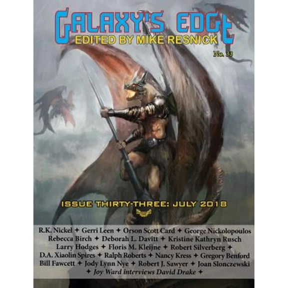Pre-Owned Galaxy's Edge Magazine: Issue 33, July 2018 (Paperback 9781612424163) by Orson Scott Card, Robert Silverberg, Nancy Kress