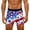 4-Blue, variant on Mens Underwear Fashion 250th Anniversary USA Independence Day Print Boxers Briefs Stretch Seamless Lightweight Breathable Skin Friendly Underpants Funny Gifts for Men 12-Blue XL