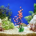 thumbnail image 7 of Unique Bargains 1pcs Fish Tank Aquarium Decorations Plants 12.80" Plants for Aquarium Decor Pink, 7 of 7