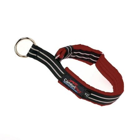 UPC: 0816642011225 | ComfortFlex American Made Fully Padded  Reflective  Adjustable  Flat Nylon  Martingale Type Limited Slip Collar for Active Dogs  Bordeaux  Medium