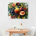 thumbnail image 2 of Shiartex Tropical Fruit Canvas Wall Art for Kitchen Dining Room Wall Decor, Retro Watercolor Grape Print Pictures Artwork, Colorful Farmhouse Food Posters Art for Restaurant Home Decor 16x12in, 2 of 6