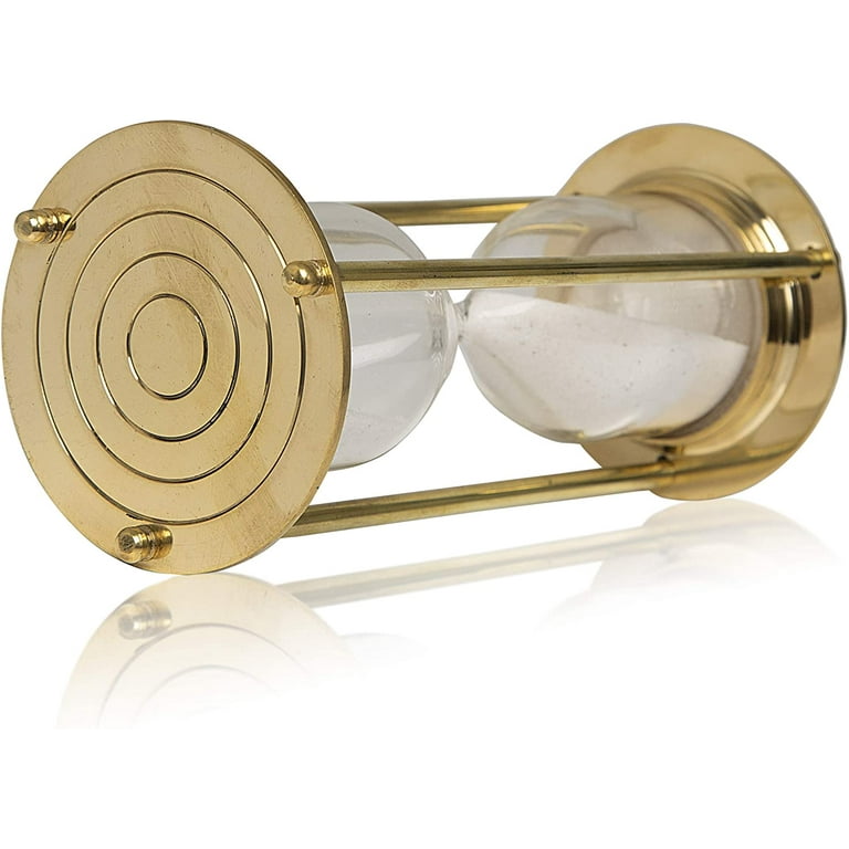 5 6 Minute Hourglass Sand Timer Clock With Sparkling White Sand 6