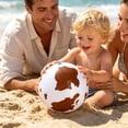 thumbnail image 4 of Paquete de 3 Pelotas de Playa Inflables, Juguetes de Piscina de PVC de 20 cm para Niños y Adultos, Globos de Juego de Verano al Aire Libre Duraderos con Agujeros para Colgar, 4 of 6