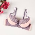 thumbnail image 3 of TAGOLD Womens Summer Plus Size Bra,Women's Lace With Solid Color Sexy Double Breasted Push Up Bra, 3 of 3