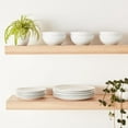 thumbnail image 3 of 18-Piece Kitchen Dinnerware Set, Plates, Dishes, Bowls, Service for 6, White Porcelain, 3 of 6
