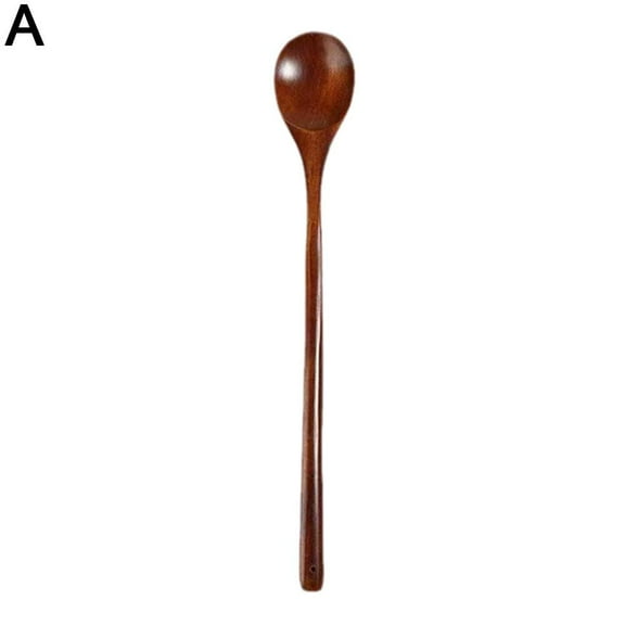 Food-Safe Wooden Cooking Spoon, 33cm Natural Wood Spoon for Stirring, Serving & Gifting