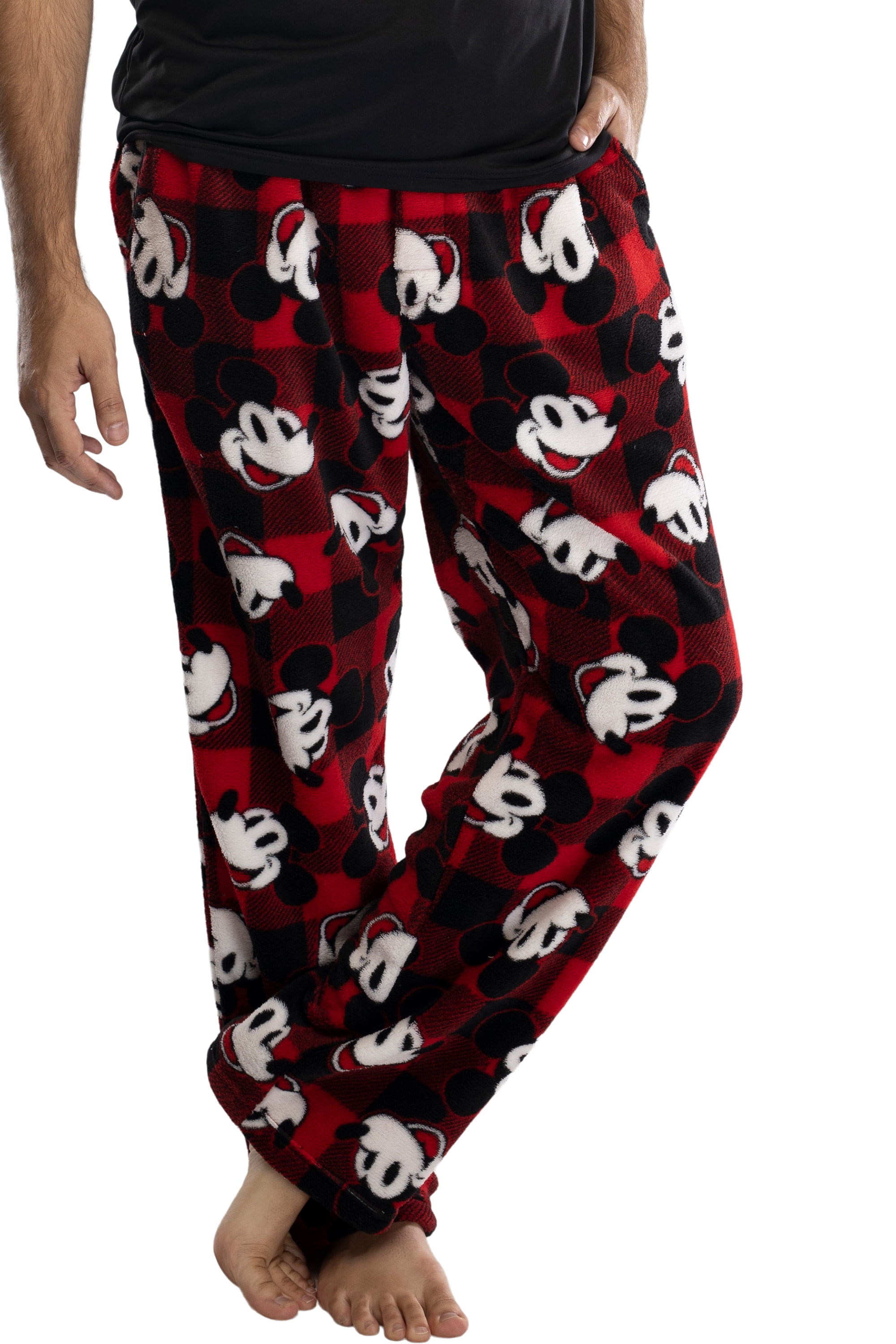 men's plush fleece pajama pants
