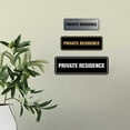 thumbnail image 4 of Signs ByLita Standard Private Residence Sign (Black Gold) - Medium, 4 of 5
