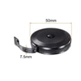 thumbnail image 2 of 2pcs Measuring Tape 1.5M/60-inch Round Retractable Tailors Tape Measure Pocket Size for Body, Fabric, Sewing and Crafts Measurements, Black, 2 of 5