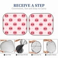 thumbnail image 6 of Disketp 2 Piece Pig Noses Pattern Windshield Sunshades,Folding Windshield Sun Shade For Car Suv Trucks Sedan,Blocks Uv Rays Sun Visor Protector-Large, 6 of 7