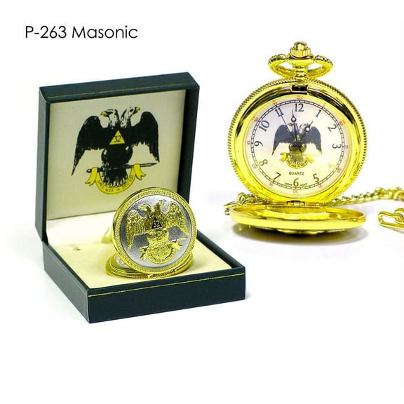 Masonic Scottish Rite 32nd Degree Pocket Watch