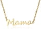 thumbnail image 1 of Nvzi Regalos para el día de la madre para mamá Collares para mamá Regalo de cumpleaños para mamá Collar con letras de acero inoxidable (oro), 1 of 5
