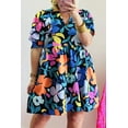 thumbnail image 1 of FOLUNSI Elegant Plus Size Floral V-Neck: Grace in Every Move, 1 of 8