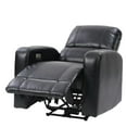thumbnail image 4 of CorLiving Ophelia PU Fabric Upholstered Indoor Power Recliner Chair with Cup Holder and USB Port, 4 of 9