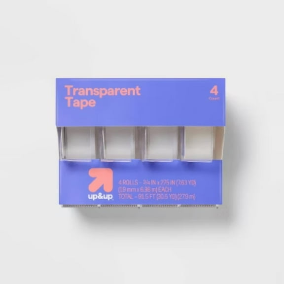 4ct Transparent Tape -