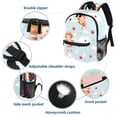 thumbnail image 3 of Cupid Traveling Backpack with Adjustable Shoulder Strap, Large Capacity, Printed Design, Lightweight, Suitable, School Backpack Set, Large Backpack., 3 of 6
