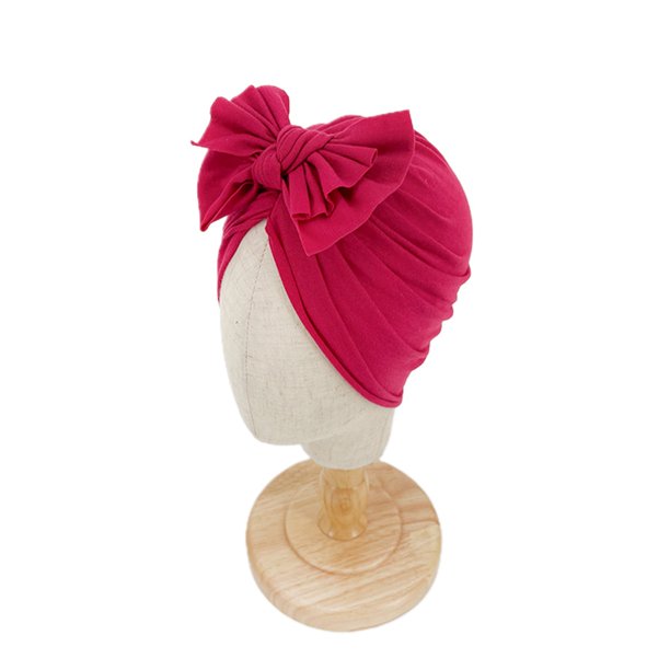 Txlixc Gorra de capucha para bebés, bufanda de arco retro para niños pequeños, gorra elástica para niñas y niños recién nacidos Txlixc moda