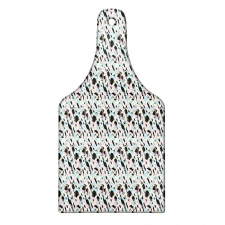 Paint Cutting Board Hand Drawn Random Paintbrush Strokes In