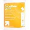 Up & Up Nicotine Gum 2mg Stop Smoking Aid Compare to Fruit Flavor - 100 Pieces