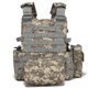 thumbnail image 3 of Ygjytge Chaleco Airsoft Chaleco Pecho Ajustable para Viajes Deportivos (ACU), 3 of 8