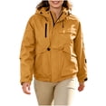 thumbnail image 3 of AnuYalue Windbreaker Jacket for Womens Outdoor Hiking Coats Zip Up Hooded Jackets Long Sleeve Outerwear Daily Wear, 3 of 8